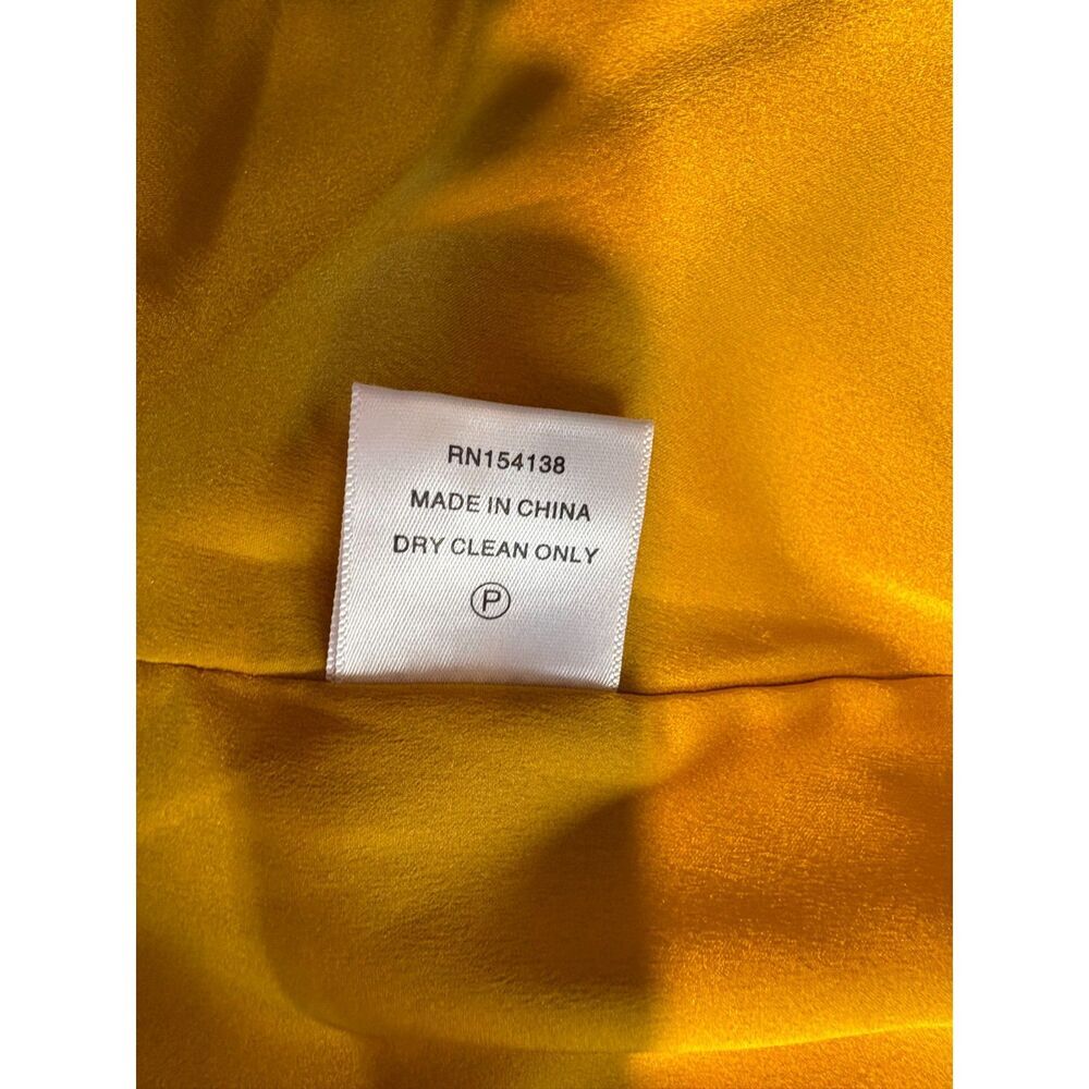 Staud Velvet Pantsuit, Size S/6, Butterscotch, Blazer & Wide-Leg Pants - Picture 12 of 14